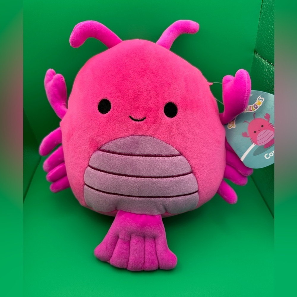 Squishmallows Pink Lobster Cordea 7.5”  NWT